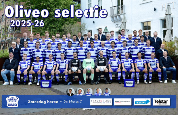 Oliveo 2025-26 selectie teamfoto